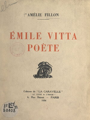 cover image of Émile Vitta, poète